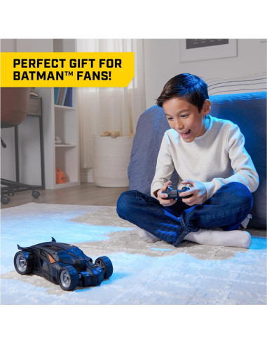 Coche RC Batmobile Spin Master 30 cm con figura de Batman
