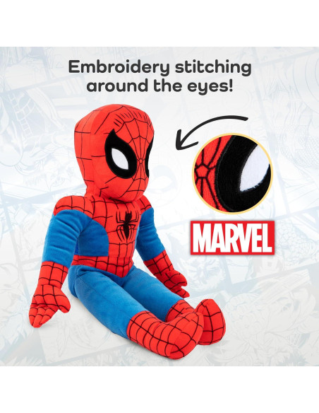 Almohada de Peluche Spiderman Jay Franco 50 cm Suave Almohada de Peluche Spiderman Jay Franco 50 cm Suave