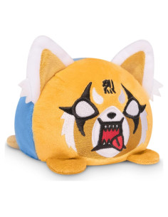 Peluche Reversible TeeTurtle Aggretsuko 10 cm Suave