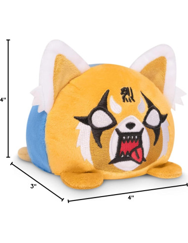 Peluche Reversible TeeTurtle Aggretsuko 10 cm Suave