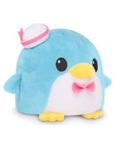 Peluche Reversible TeeTurtle Tuxedo Sam 10 cm Suave