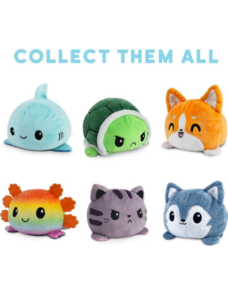 Peluche Reversible TeeTurtle Tuxedo Sam 10 cm Suave Peluche Reversible TeeTurtle Tuxedo Sam 10 cm Suave