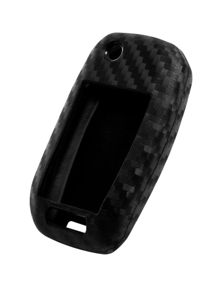 Funda de Llave Silicona Fibra de Carbono KIA Forte Optima Rio Funda de Llave Silicona Fibra de Carbono KIA Forte Optima Rio