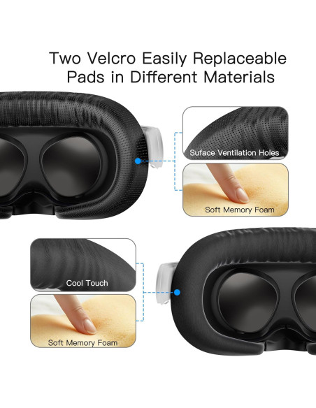 Funda Facial APEXINNO para Meta Quest 3S con Almohadillas Funda Facial APEXINNO para Meta Quest 3S con Almohadillas
