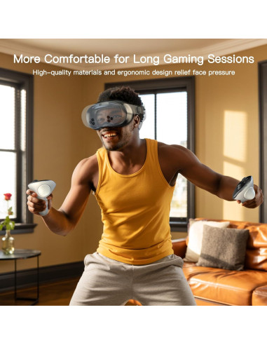 Funda Facial APEXINNO para Meta Quest 3S con Almohadillas