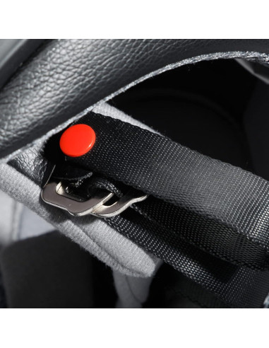 Casco Integral TCMT Mediano Mariposa Negra Motociclismo