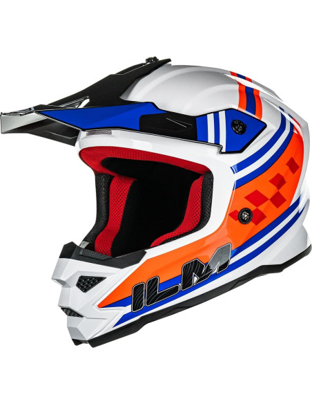 Casco ILM Z705 para jóvenes Motocross Clásico Racer S Casco ILM Z705 para jóvenes Motocross Clásico Racer S