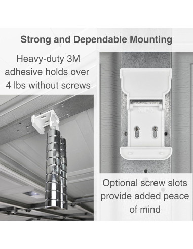 Soporte para puerta de garaje SOLVIX para sensores Ring 2 gen