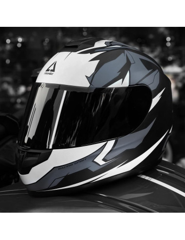Casco Integral TRIANGLE TFF15 Doble Visera y Ventilación