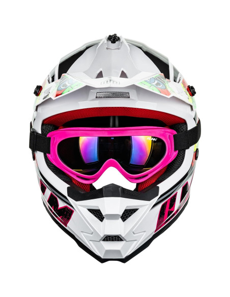 Casco ILM Z705 para Niños Motocross Chicle S 1.09kg Casco ILM Z705 para Niños Motocross Chicle S 1.09kg