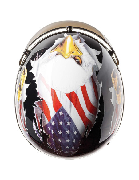 Casco Cartman Grande Patriótico Águila para Motocicleta Casco Cartman Grande Patriótico Águila para Motocicleta