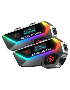 Intercomunicador Bluetooth GEARELEC Gmax para Casco Moto