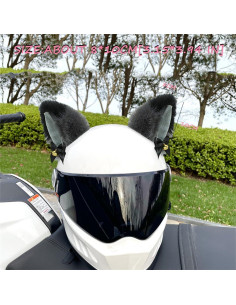 Decoraciones de Casco Luchike Orejas de Gato Talla Única 2