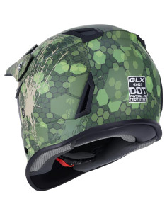Casco GLX GX623 para ATV/Moto - Camuflaje - Pequeño - DOT 2