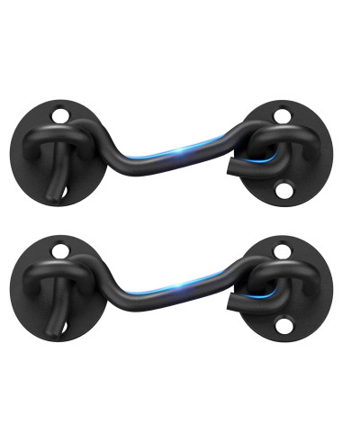 Cerradura de Puerta de Granero CRANACH 10 cm Acero Inoxidable 2 Pzs