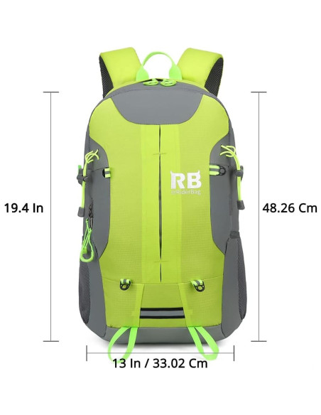 Mochila Reflectante Riderbag 35L Resistente al Agua Verde Mochila Reflectante Riderbag 35L Resistente al Agua Verde