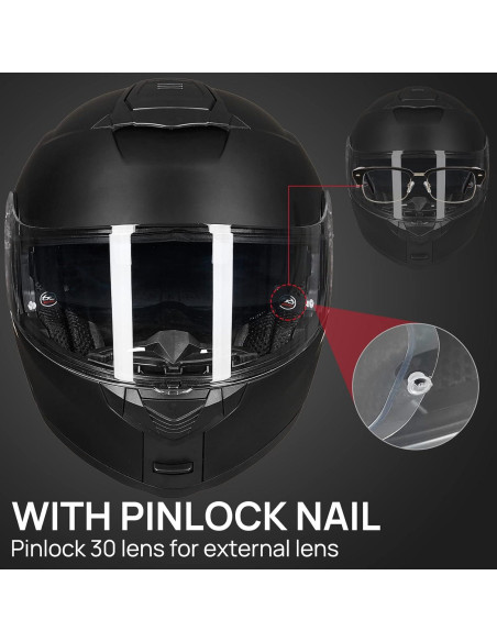 Casco Modular ILM 159 Negro Mate para Motocicleta Adulto Casco Modular ILM 159 Negro Mate para Motocicleta Adulto