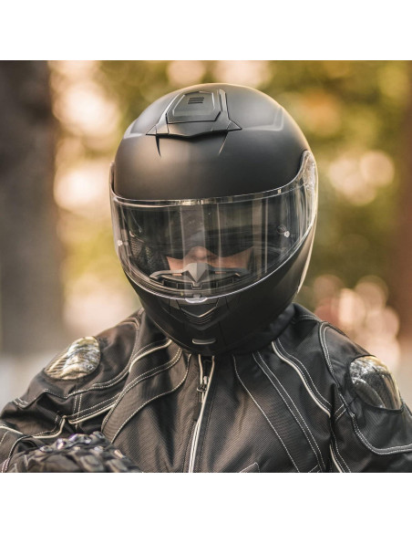 Casco Modular ILM 159 Negro Mate para Motocicleta Adulto Casco Modular ILM 159 Negro Mate para Motocicleta Adulto
