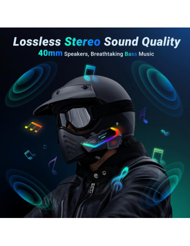 Auricular Bluetooth GEARELEC Gmax para Motocicleta 6500 pies