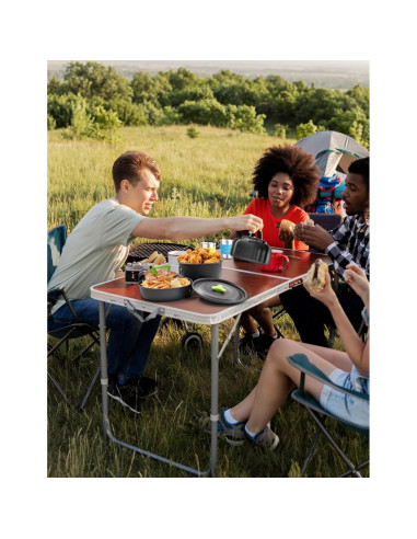Set de Cocina para Camping Oushome 16 Piezas Aluminio 1.8L