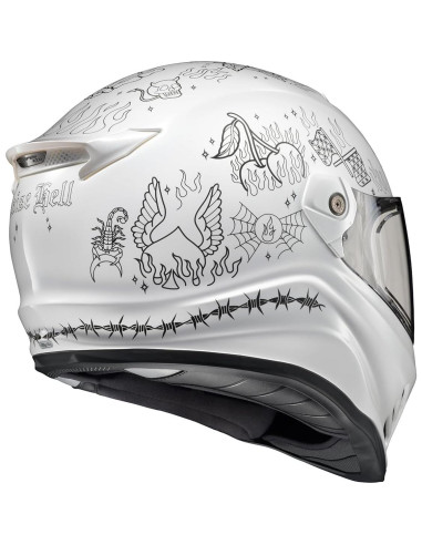 Casco Integral ScorpionEXO Covert FX Litas 2 Blanco Mediano