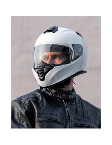 Casco de Motocicleta ILM ST-06 Blanco Pequeño con Ventilación