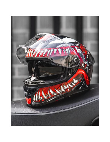 Casco Integral ILM 861A Doble Visera XXL LaNoche