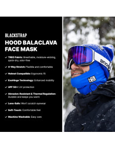 Máscara Balaclava BLACKSTRAP - Esquí Clima Frío Talla Única 2
