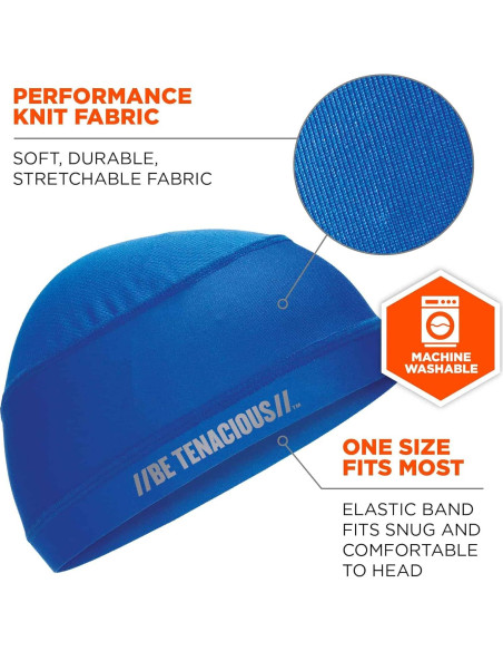 Gorro Refrigerante Ergodyne Chill Its 6632 UPF 50 Azul Gorro Refrigerante Ergodyne Chill Its 6632 UPF 50 Azul