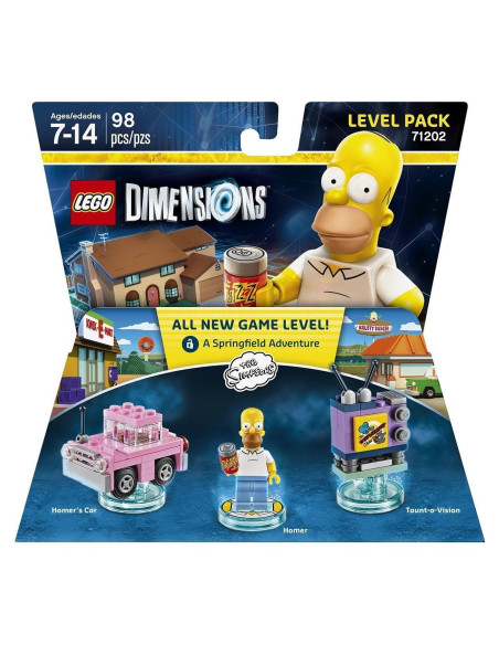 Paquete de Nivel Los Simpsons LEGO Dimensions 8.41x8.20cm Paquete de Nivel Los Simpsons LEGO Dimensions 8.41x8.20cm