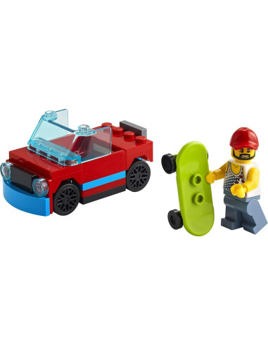 LEGO City Skater 30568 Minifigura y Coche Eléctrico