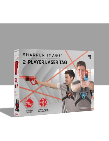 Juego de Laser Tag Sharper Image - 2 Pistolas y Chalecos