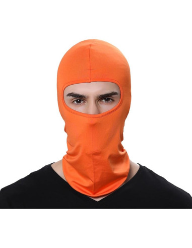 Paquete de 3 Pasamontañas Naranja para Aire Libre - Unisex