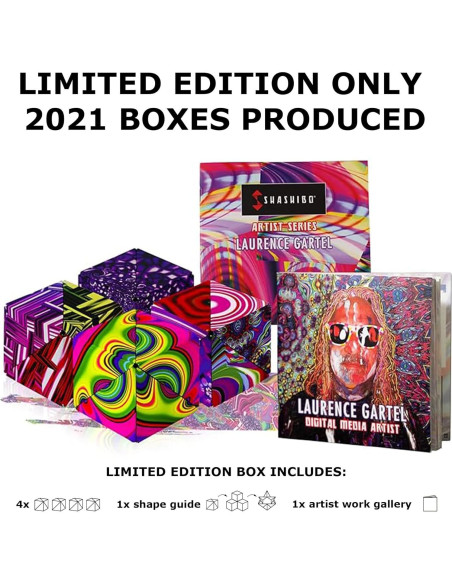 Cubo Antiestrés Shashibo Gartel Edición Limitada 4 Piezas Cubo Antiestrés Shashibo Gartel Edición Limitada 4 Piezas