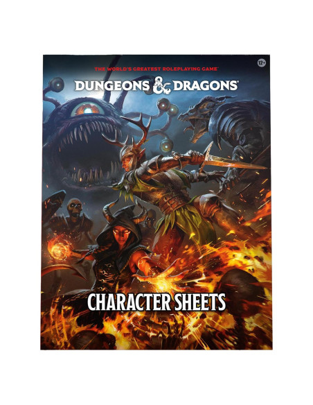 Hojas de Personaje D&D 2024 Wizards of the Coast 50 Pzas Hojas de Personaje D&D 2024 Wizards of the Coast 50 Pzas