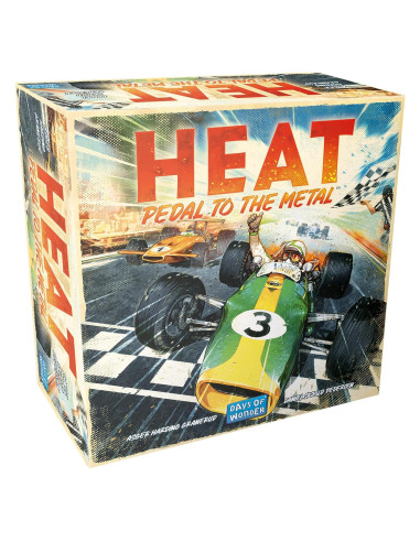 Juego de Mesa Heat: Pedal to the Metal - Carreras de Autos