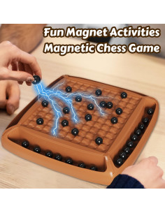 Juego de Ajedrez Magnético Hcusus 28 Piezas Portátil 2