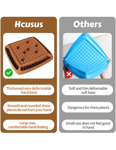 Juego de Ajedrez Magnético Hcusus 28 Piezas Portátil