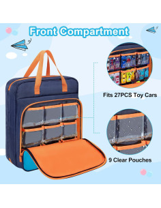 Funda de Transporte CURMIO para Coches de Juguete 99pcs 2