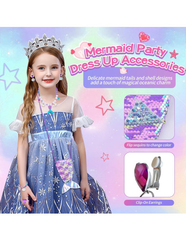 Set de Regalos de Sirena Cherry Tale para Niñas 4-10 Años