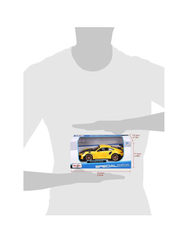 Maisto Porsche 911 GT2 RS Amarillo 1/24 Edición Especial