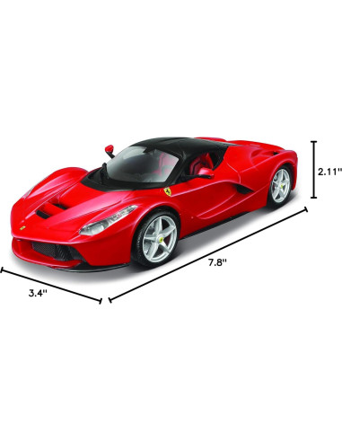 Maisto LaFerrari 1:24 Die-Cast Rojo con Detalles