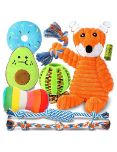 Juguetes de Cachorro Zeaxuie 9 Piezas para Masticar
