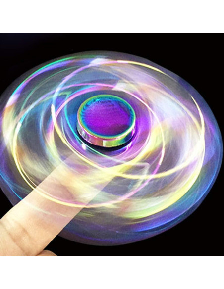 Set de 7 Spinners Fidget Metálicos Umnodobn Alivio Estrés Set de 7 Spinners Fidget Metálicos Umnodobn Alivio Estrés