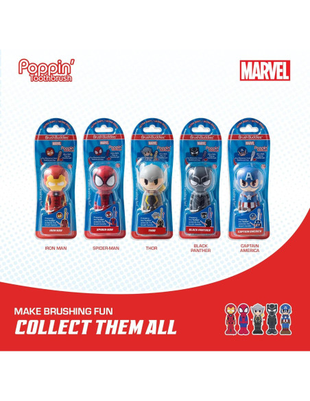 Cepillo de Dientes Brush Buddies Thor Niños Cerdas Suaves Cepillo de Dientes Brush Buddies Thor Niños Cerdas Suaves