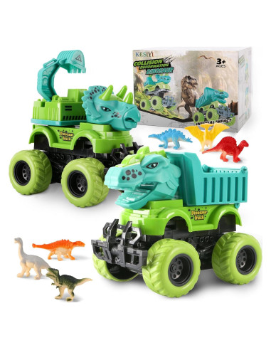Juguetes de Dinosaurios KESIYI 6 Figuras para Niños 2-5 Años