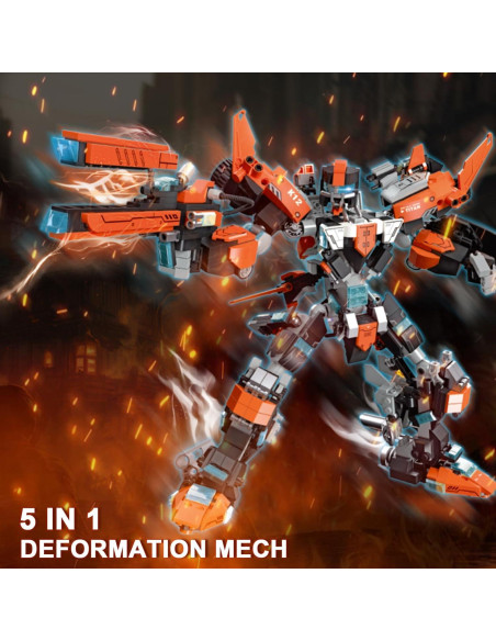 Juego de Construcción Robot Mech BY 996 Piezas STEM Juego de Construcción Robot Mech BY 996 Piezas STEM