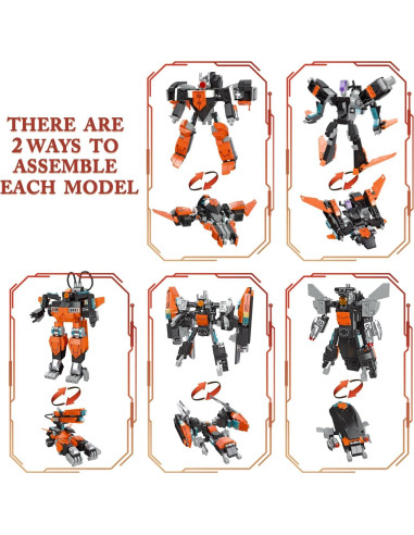 Juego de Construcción Robot Mech BY 996 Piezas STEM