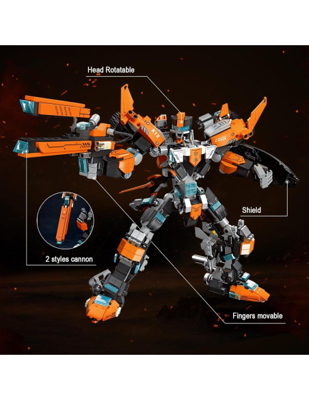 Juego de Construcción Robot Mech BY 996 Piezas STEM Juego de Construcción Robot Mech BY 996 Piezas STEM