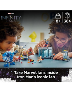 LEGO Marvel Laboratorio de Iron Man 76315 - Set 384 Piezas 2